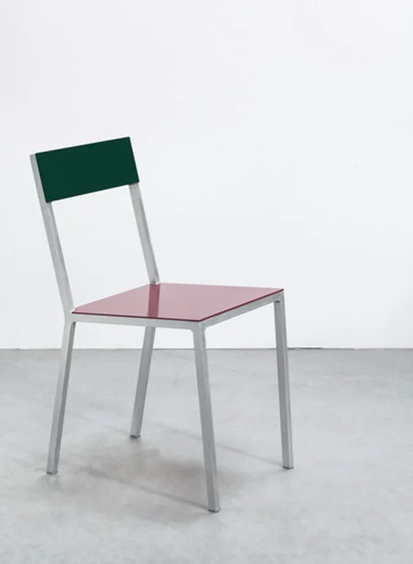 SUSAN BIJL Alu Chair, Bordeaux Seat, Candy Green Back< Meubels