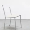 SUSAN BIJL Alu Chair, Ivory Seat, White Back< Meubels