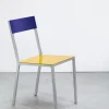 SUSAN BIJL Alu Chair, Yellow Seat, Candy Blue Back< Meubels
