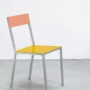 SUSAN BIJL Alu Chair, Yellow Seat, Pink Back< Meubels