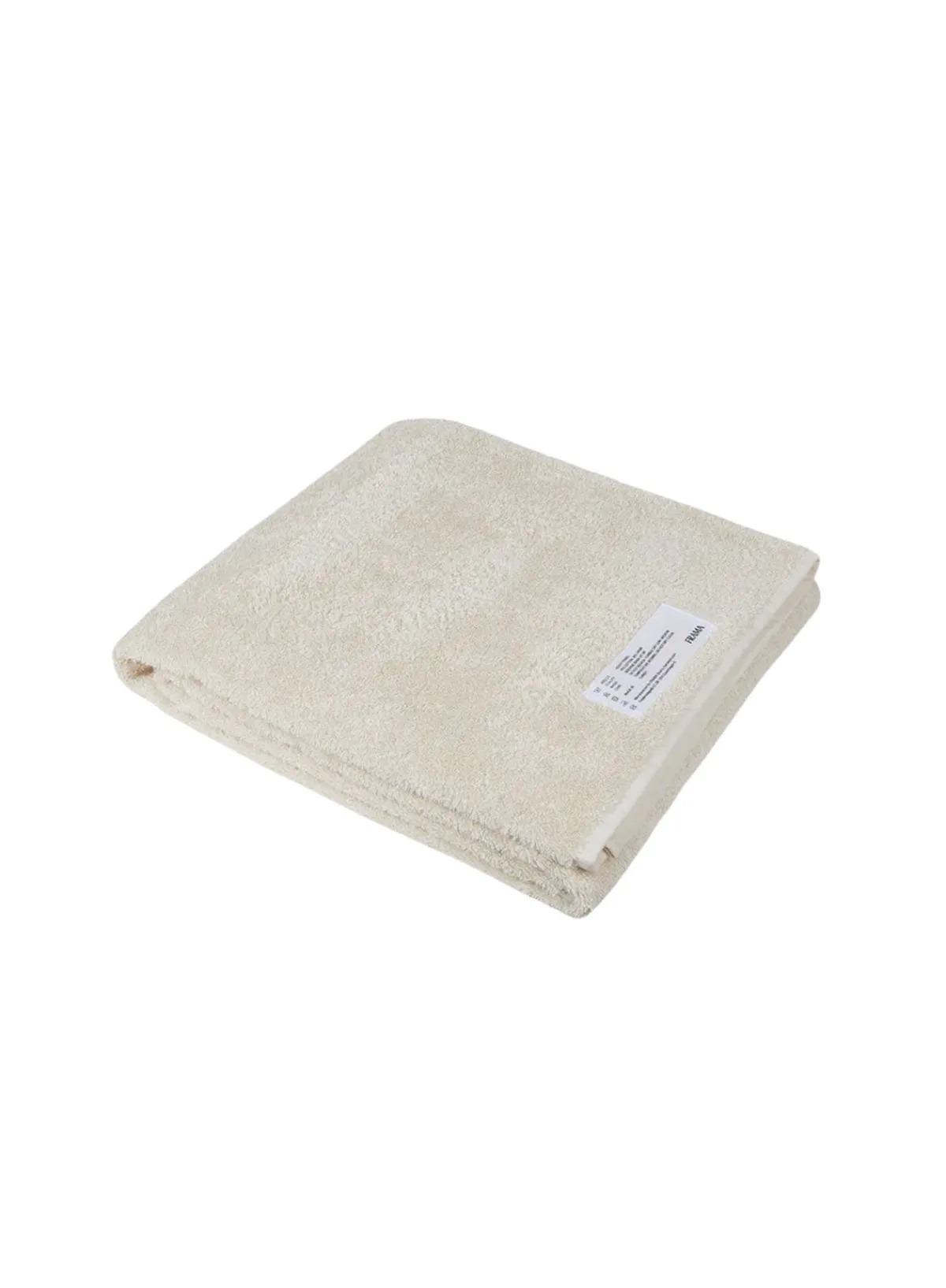 bath_sheet_in_bone_white__0.webp SUSAN BIJL Bath Sheet In Bone White, Heavy< Textiel