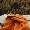 SUSAN BIJL Bath Towel In Burnt Orange, Heavy< Textiel