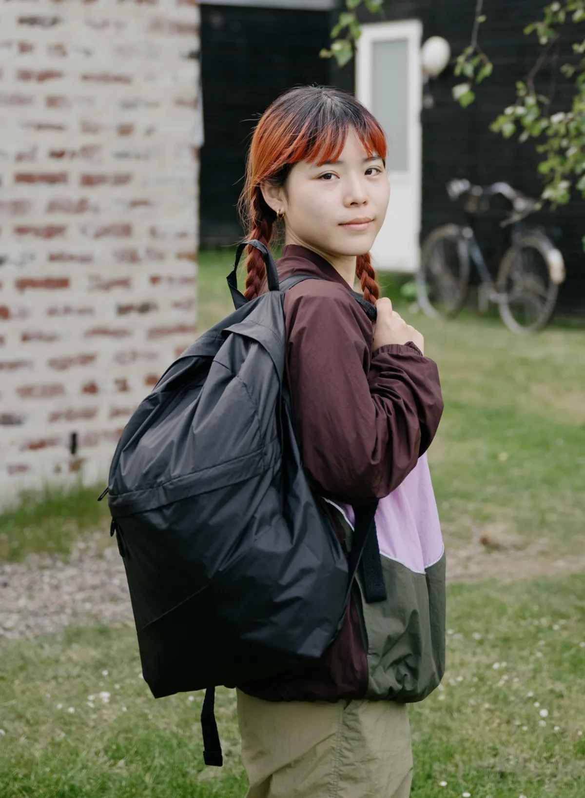 black__black_large_1-2.webp SUSAN BIJL Black & Black LARGE< The New Foldable Backpack