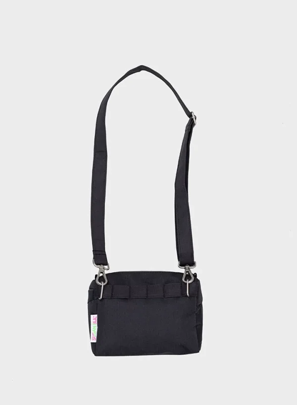 SUSAN BIJL Black & Black SMALL< The New Bum Bag