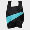 SUSAN BIJL Black & Drive MEDIUM< The New Shopping Bag