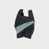 SUSAN BIJL Black & Grey SMALL< The New Shopping Bag