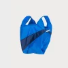 SUSAN BIJL Blue & Navy SMALL< The New Shopping Bag