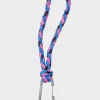 SUSAN BIJL Blueback & Fluo Pink< The New Kumihimo Keychain | The New Keychain