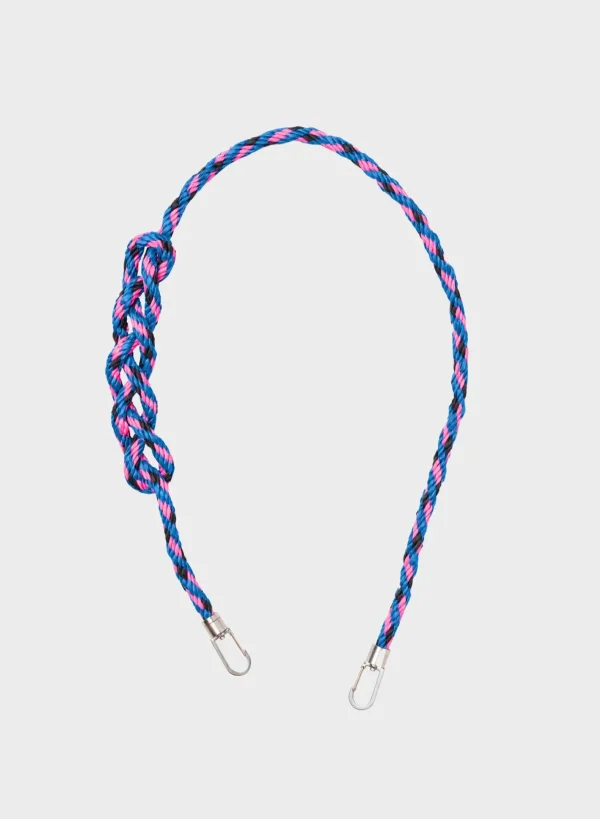 SUSAN BIJL Blueback & Fluo Pink LONG< The New Strap | The New Kumihimo Strap