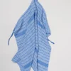 SUSAN BIJL Dish Towel Waffle In Majorelle Stripe< Keuken & Tafelaankleding | Textiel