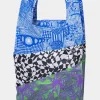 SUSAN BIJL Endless Smoking Croissant Blue LARGE< The New Shopping Bag