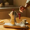 SUSAN BIJL Espresso Coffee Maker Pulcina For Induction, 6 Cups< Keuken & Tafelaankleding