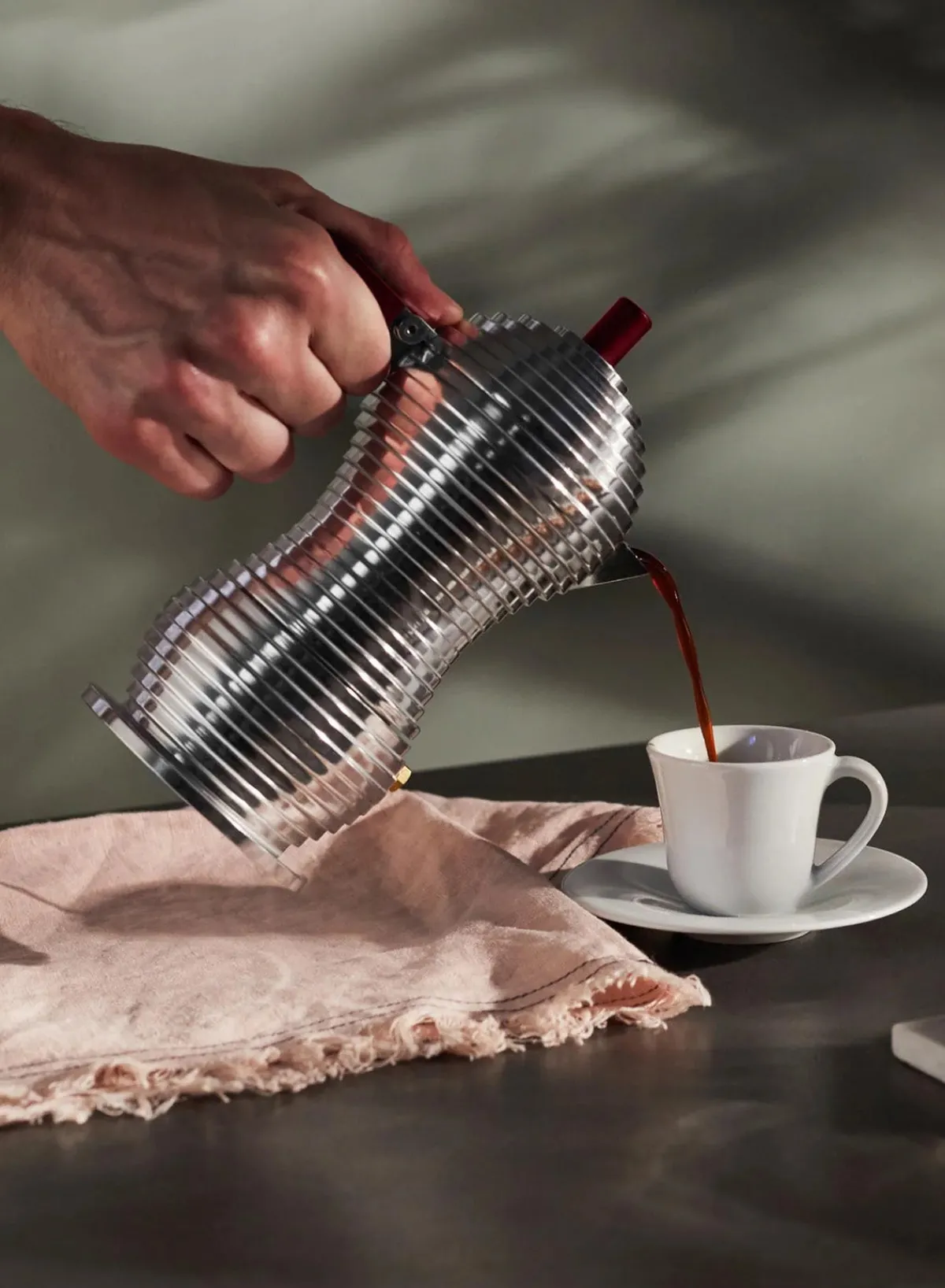 espresso_coffee_maker_pul_1.webp SUSAN BIJL Espresso Coffee Maker Pulcina For Induction, 3 Cups< Keuken & Tafelaankleding