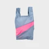 SUSAN BIJL Fuzz & Fluo Pink SMALL< The New Shopping Bag