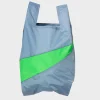 SUSAN BIJL Fuzz & Greenscreen MEDIUM< The New Shopping Bag