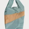 SUSAN BIJL Grey & Camel LARGE< The New Shopping Bag