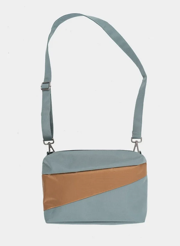 SUSAN BIJL Grey & Camel MEDIUM< The New Bum Bag