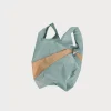 SUSAN BIJL Grey & Camel SMALL< The New Shopping Bag
