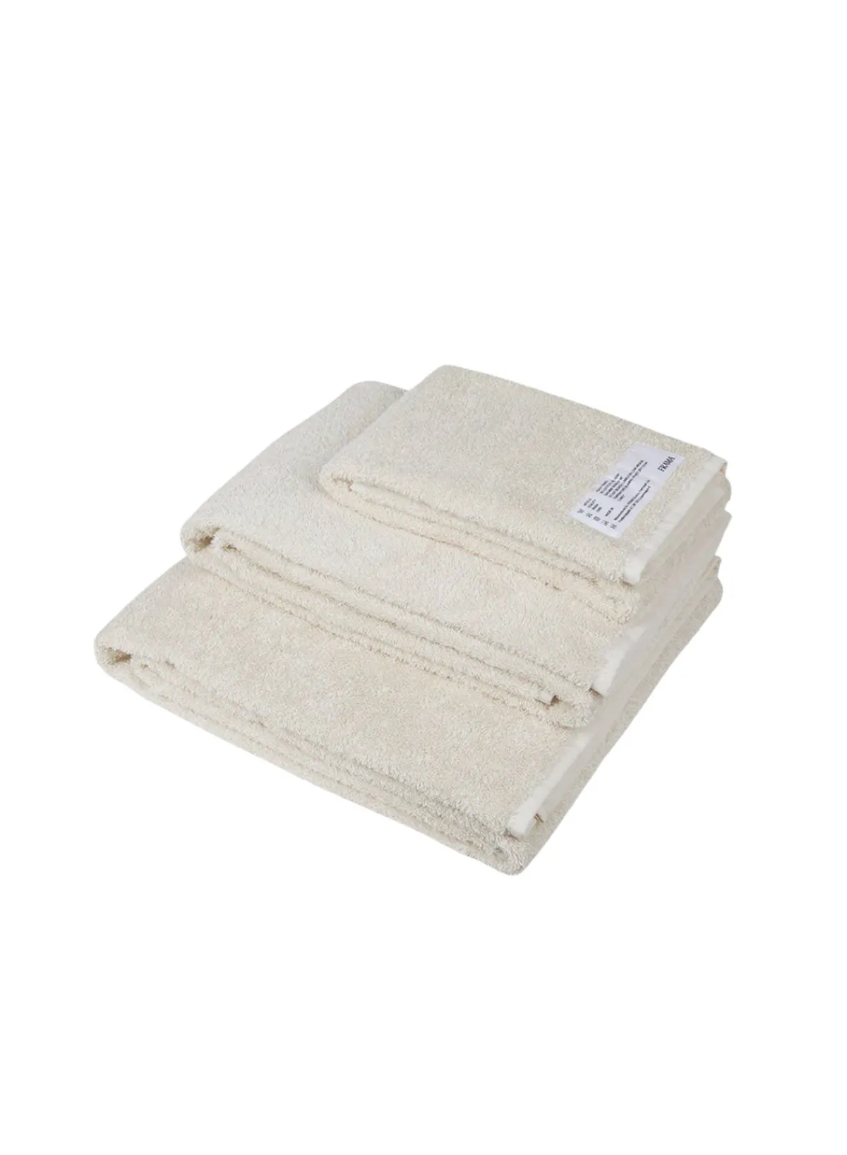 hand_towel_in_bone_white__2.webp SUSAN BIJL Hand Towel In Bone White, Heavy< Textiel
