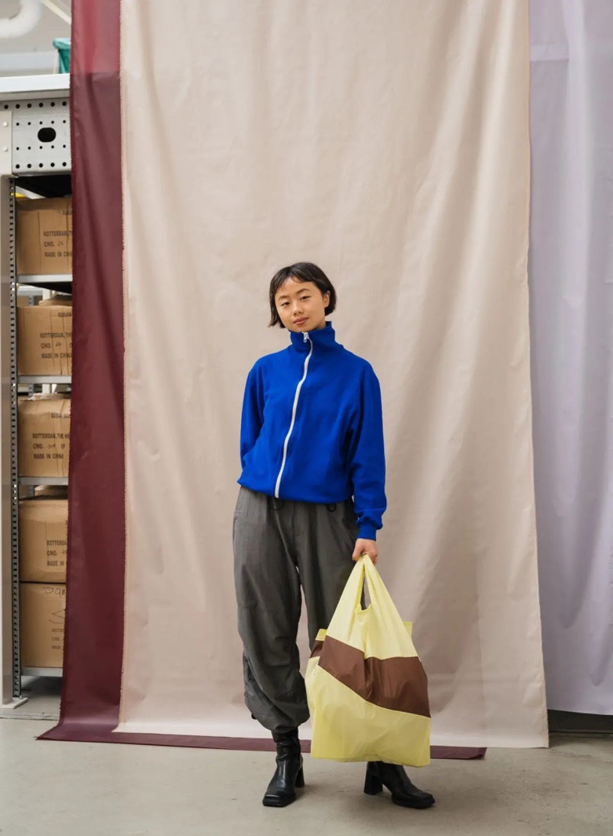 joy__brown_large_1.webp SUSAN BIJL Joy & Brown LARGE< The New Shopping Bag