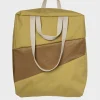 SUSAN BIJL Moss & Camel LARGE< The New Tote Bag