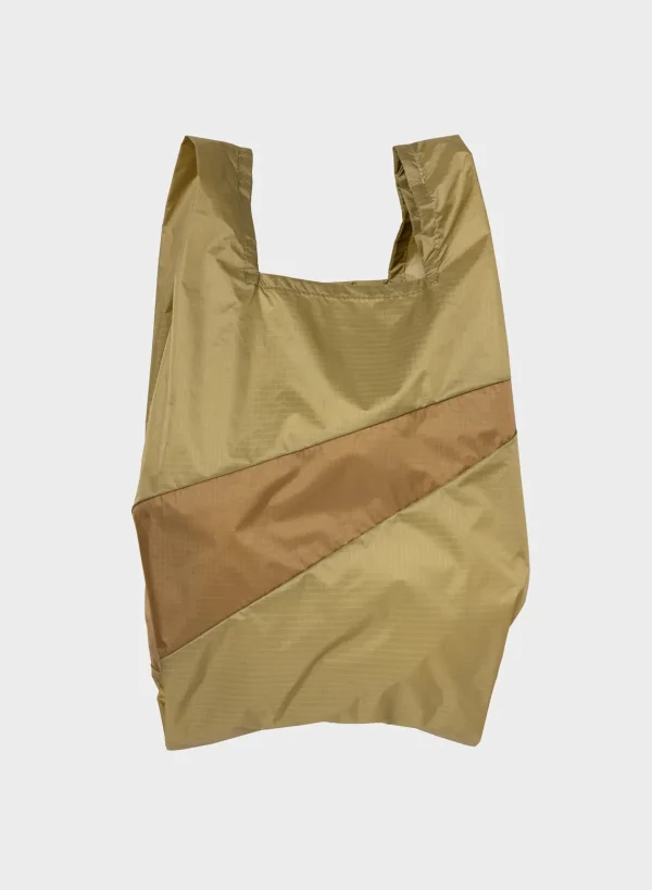 SUSAN BIJL Moss & Camel MEDIUM< The New Shopping Bag