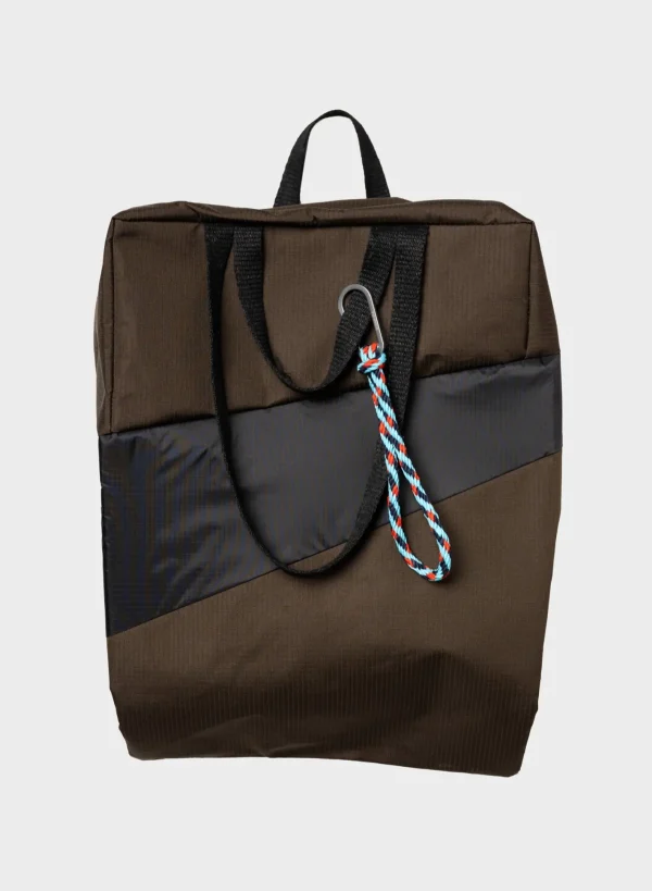 SUSAN BIJL Mud & Black LARGE< The New Tote Bag