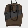 SUSAN BIJL Mud & Black MEDIUM< The New Tote Bag