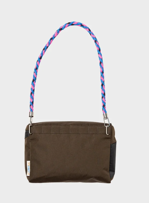 SUSAN BIJL Mud & Black MEDIUM< The New Bum Bag