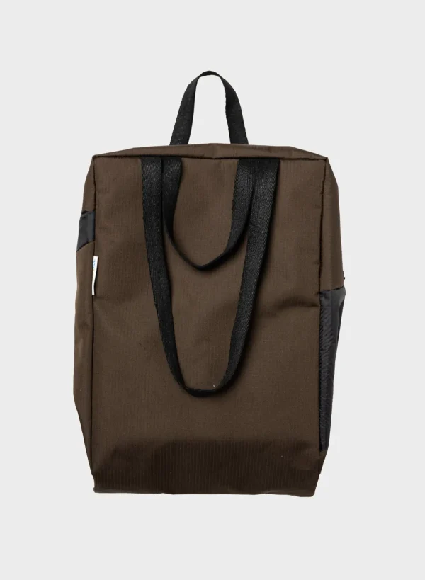 SUSAN BIJL Mud & Black MEDIUM< The New Tote Bag
