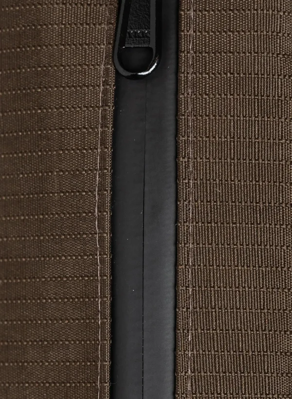 SUSAN BIJL Mud & Black MEDIUM< The New Bum Bag