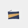 SUSAN BIJL Navy & Camel SMALL< The New Pouch