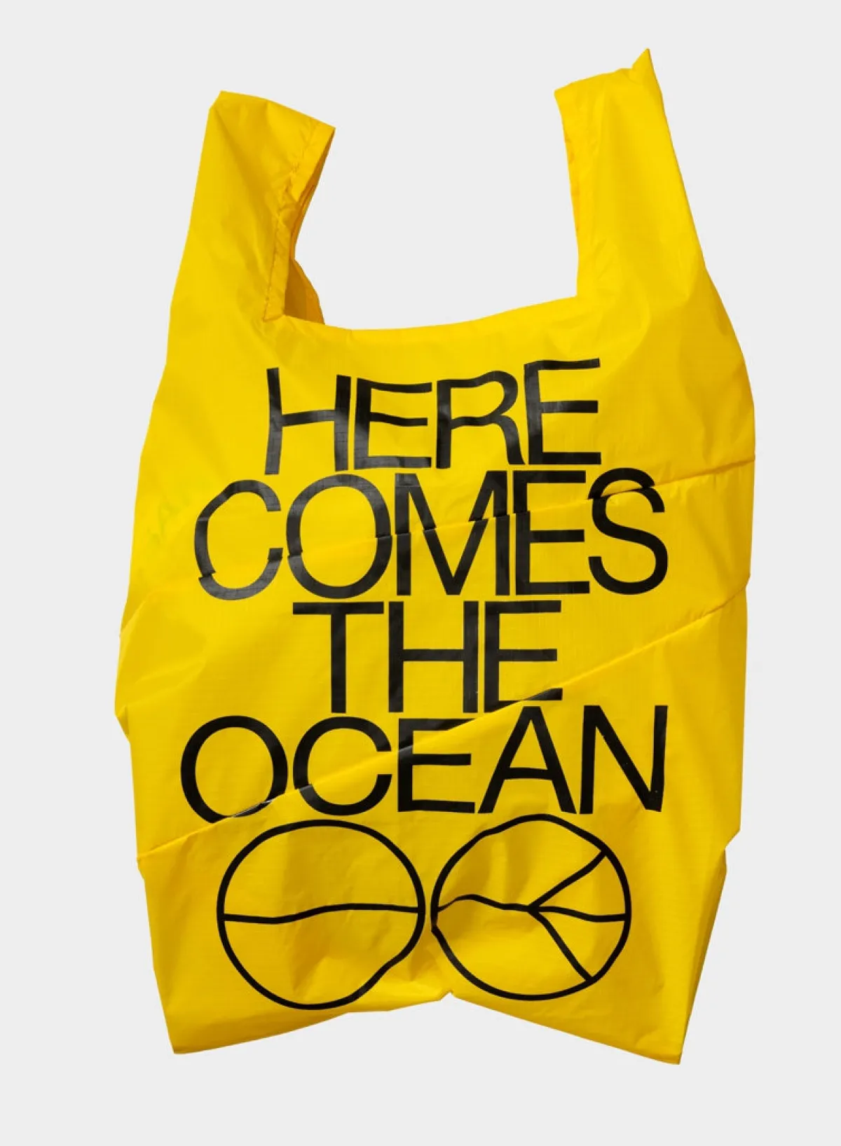 ocean_tv_yellow_large_0.webp SUSAN BIJL Ocean TV Yellow LARGE< The New Shopping Bag