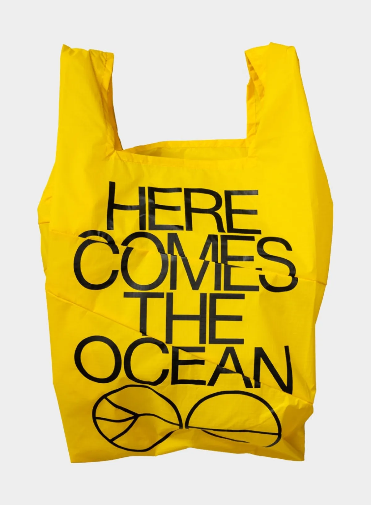 ocean_tv_yellow_large_1.webp SUSAN BIJL Ocean TV Yellow LARGE< The New Shopping Bag