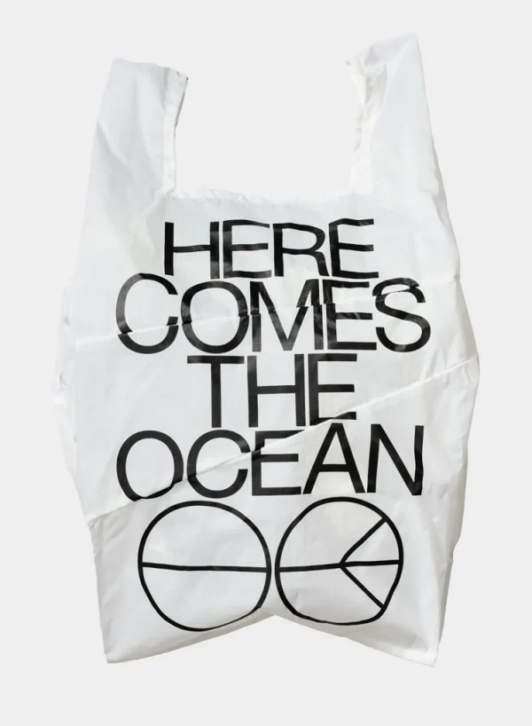 SUSAN BIJL Ocean White LARGE< The New Shopping Bag