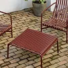 SUSAN BIJL Palissade Ottoman In Iron Red< Meubels