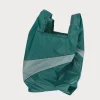 SUSAN BIJL Pine & Grey MEDIUM< The New Shopping Bag