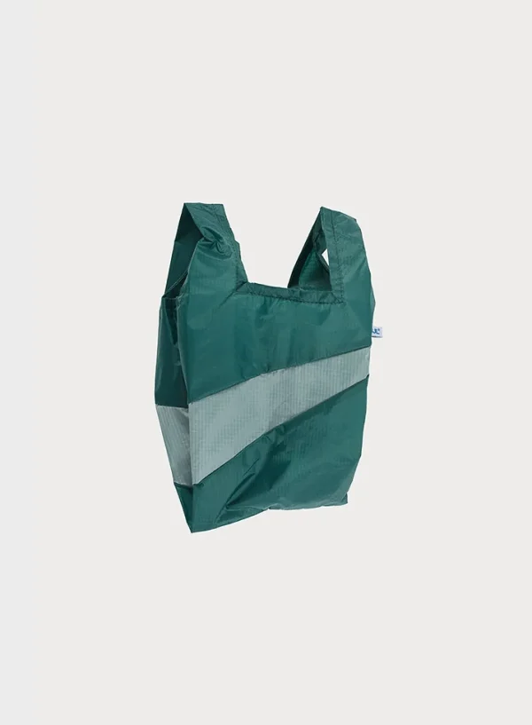 SUSAN BIJL Pine & Grey SMALL< The New Shopping Bag