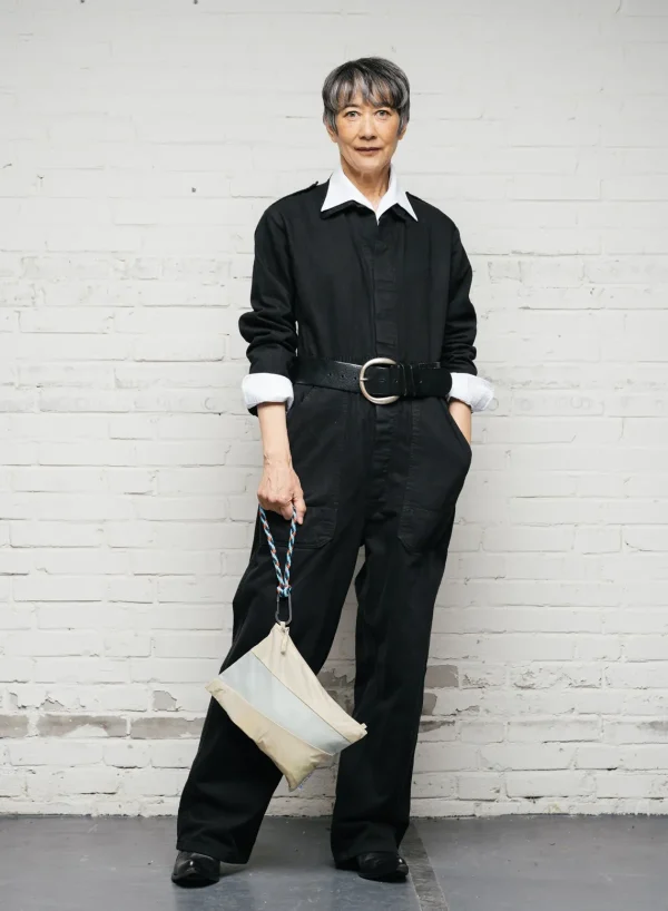 SUSAN BIJL Shore & Mint MEDIUM< The New Pouch