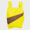 SUSAN BIJL Sport & Brown MEDIUM< The New Shopping Bag