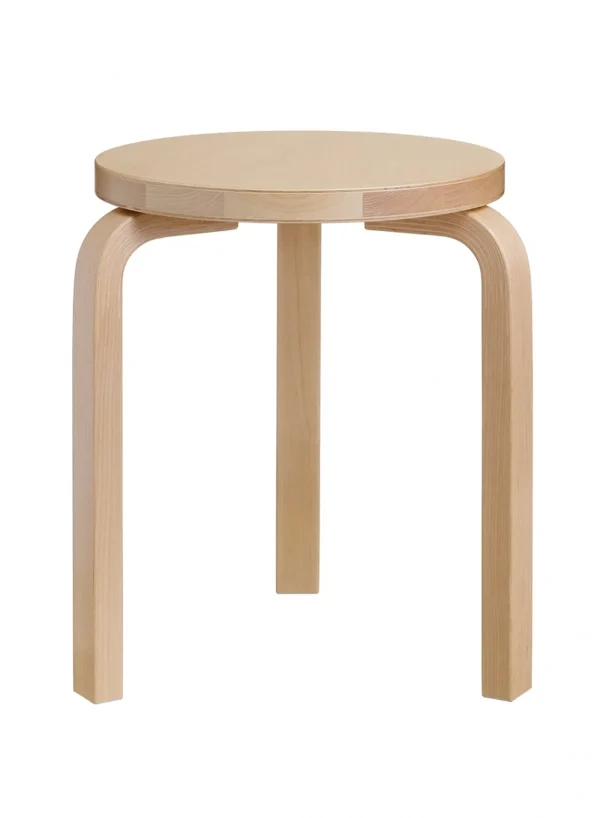 SUSAN BIJL Stool 60, Legs Birch, Seat Birch< Meubels
