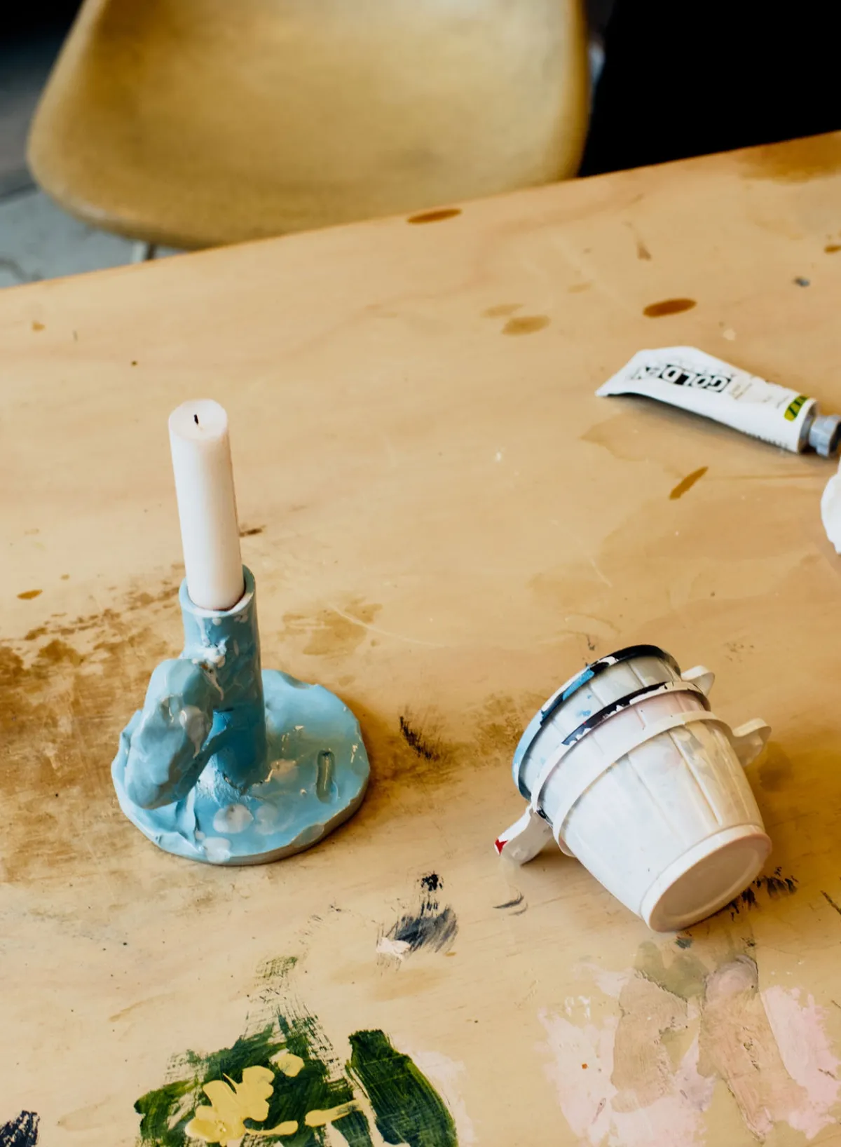 studio_candlestick_blue_0.webp SUSAN BIJL Studio Candlestick, Blue< Kaarsenhouders