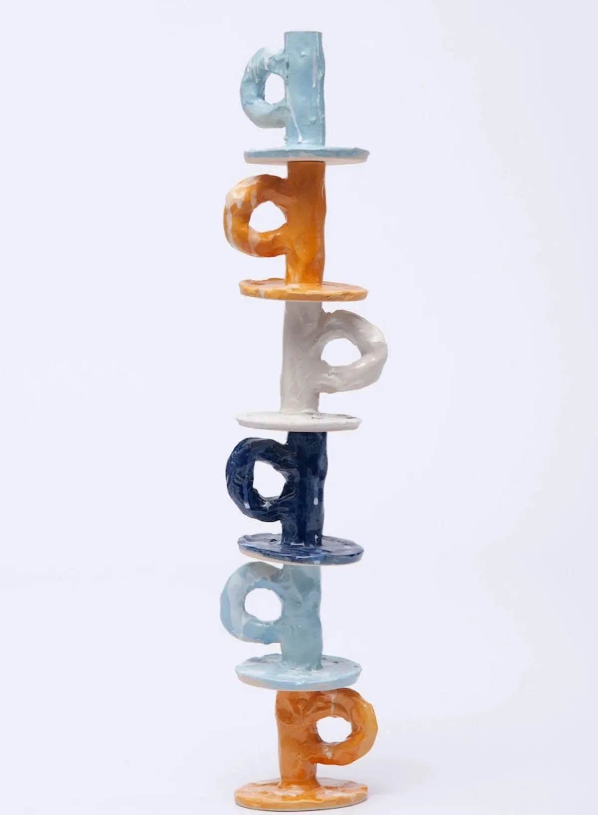 studio_candlestick_orange_1.webp SUSAN BIJL Studio Candlestick, Orange< Kaarsenhouders