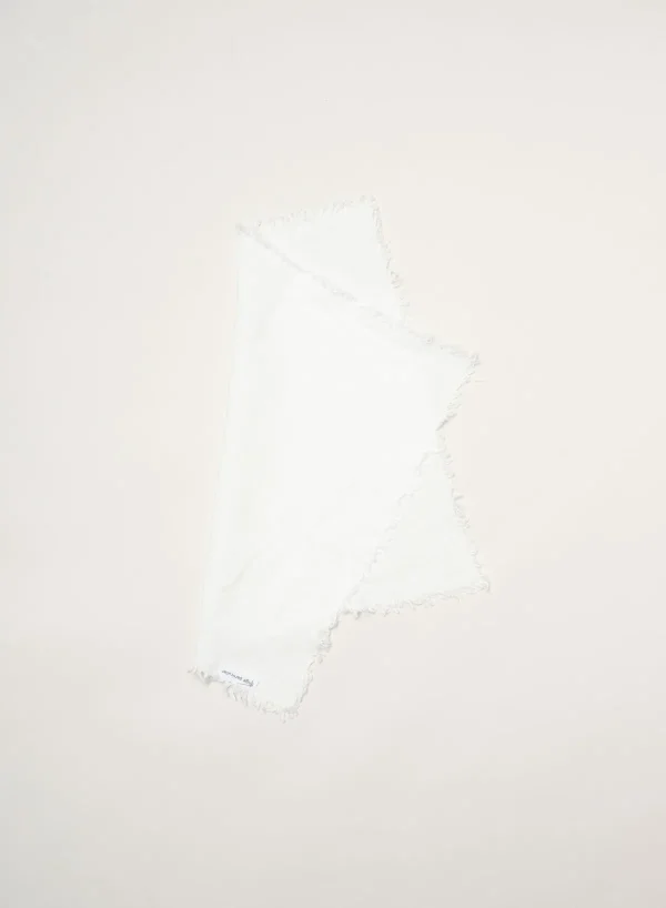 SUSAN BIJL Table Napkin With Fringes In Off White< Keuken & Tafelaankleding | Textiel