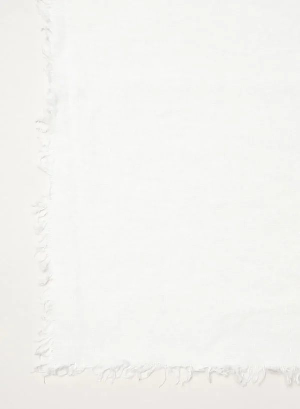 SUSAN BIJL Table Napkin With Fringes In Off White< Keuken & Tafelaankleding | Textiel