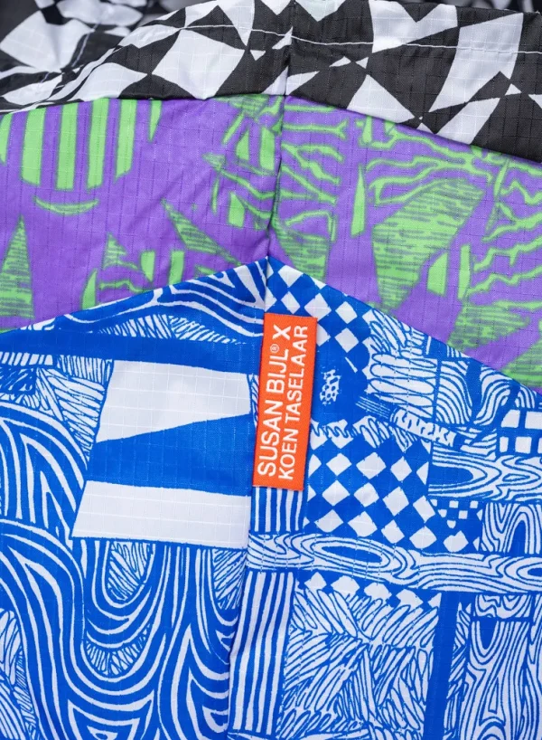 SUSAN BIJL Terrazzo Taselaar Blue LARGE< The New Shopping Bag