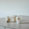 SUSAN BIJL Tlight Holder, White, SMALL< Kaarsenhouders