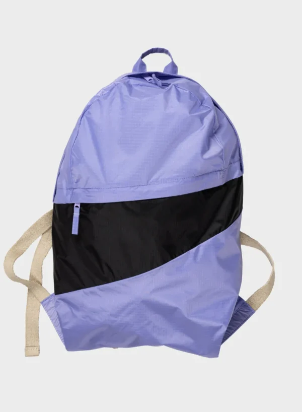 SUSAN BIJL Treble & Black LARGE< The New Foldable Backpack