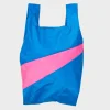 SUSAN BIJL Wave & Fluo Pink MEDIUM< The New Shopping Bag
