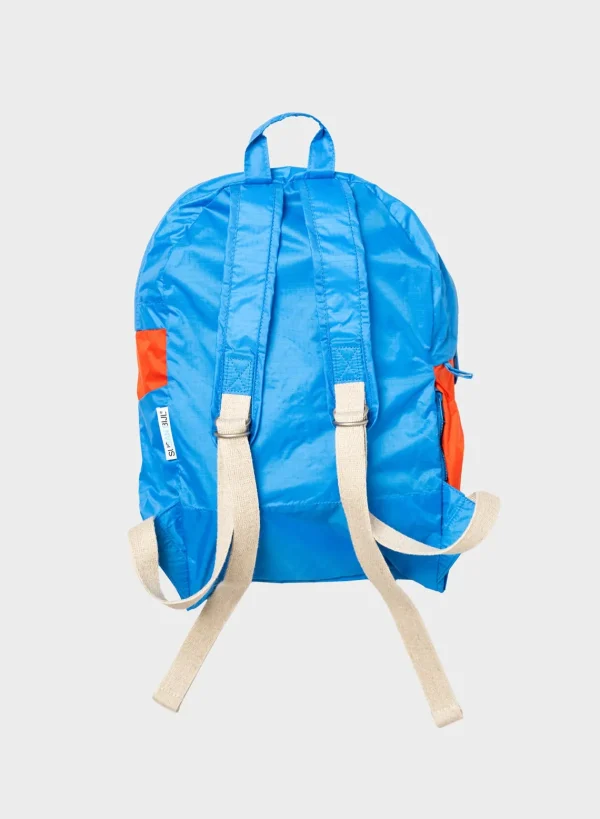 SUSAN BIJL Wave & Red Alert MEDIUM< The New Foldable Backpack